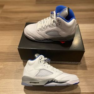 Jordan V 5 Retro White Stealth 3.5Y Women’s Size 5